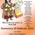 Domenica 10 febbraio, alle ore 16.00, festeggiate il Carnevale con i Sognambuli e "L'isola del tesoro: Pirati in vacanza ai Caraibi"al Teatro Ennio Magliani di Corcagnano (Parma). Ingresso ad offerta.