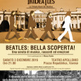     Sabato 3 dicembre alle ore 21.00, una serata di musica, racconti ed emozioni con i TriBeatles (tribute band dei Beatles) e la partecipazione dell’attore Marco Rodio, l’evento si svolgerà presso il Teatro Apollonio in Piazza […]